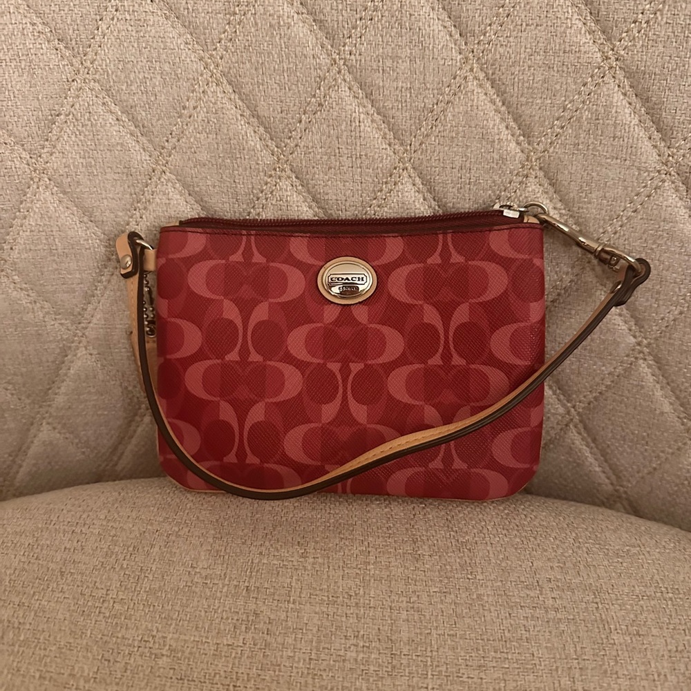 Coach Pink Wristlet